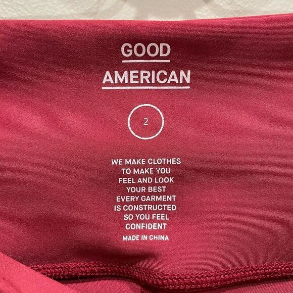 Good American Red Leggings - Size: 2 - Picture 3 of 8